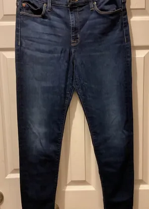 Hudson Jeans Dark Blue Denim Jeans thumbnail 1