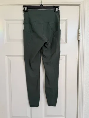 Quince Power-Up High-Rise‎ Training Pocket Legging Green Size S Yoga Pilates thumbnail 8