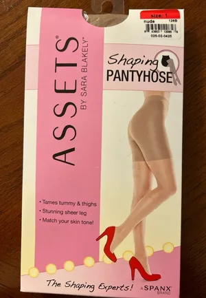 ASSETS Spanx by Sara Blakely Shaping Pantyhose in Nude Size 1 thumbnail 1