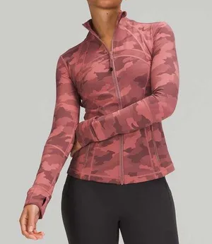 Lululemon Define Jacket Heritage 365 Camo Brier Rose Multi Pink Size 0 thumbnail 1