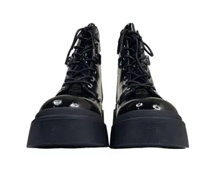 CALL IT SPRING Womens 9 Sidney Platform Lace-up Boot in Black NEW thumbnail 3