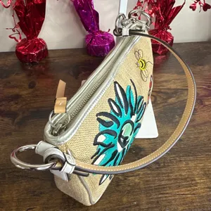 y2k COACH Vintage Bumble Bee Floral Mini Bag Demi thumbnail 6