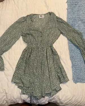 Princess Polly Dress Leopardgreen thumbnail 1