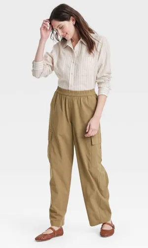 Pull on cargo pants thumbnail 1