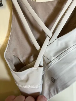 lululemon Energy Longline Bra Medium Support, B–D Cups White 10 thumbnail 4