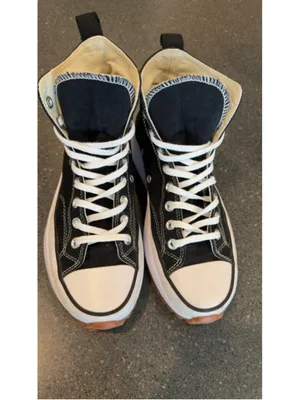 CONVERSE Run Star Hike High Top Sneakers Unisex 7 Black White Platform thumbnail 8