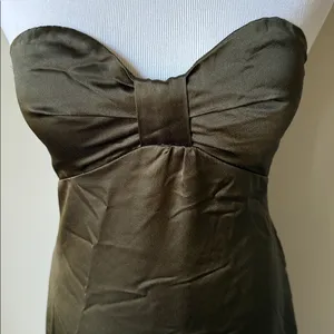 Revolve LBLC The Label Blake Strapless Dress Green Size XS thumbnail 4