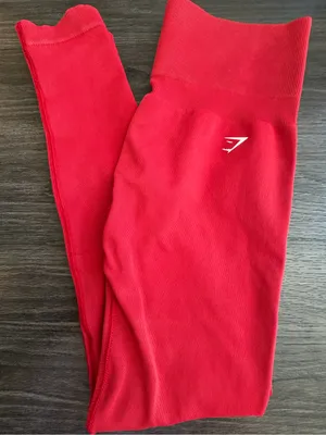 Gymshark women’s Red Seamless Leggings thumbnail 2