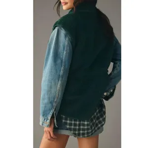 Anthropologie $128 Hunter Green Warm Cozy Cinched Faux Shearling‎ Vest Fall thumbnail 3