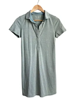 Outdoor Voices Birdie Polo Dress Light Green Athletic Mini Dress Small thumbnail 1