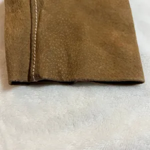 Vintage Jennyfer J 100% Leather Suede Trench Coat Size S Hippie Y2K 70s 80s Boho thumbnail 13