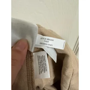 J.crew tie waist camp‎ pant dark beechwood size Large #BA291 thumbnail 7