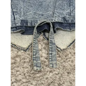 The Dean Group Vintage 90’s Acid Washed Denim Vest Women’s Size Large thumbnail 14
