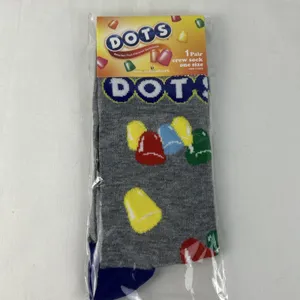 Retro Candy Novelty Crew Socks Women's Size 6-12 & 9-13 Fun l Lot of 4 New thumbnail 7