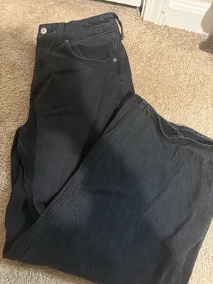 Abercrombie & Fitch Curve Love High Rise Wide Leg jeans thumbnail 1