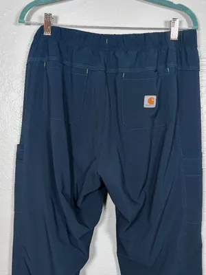 Carhartt Force Women L Navy Blue Modern Fit Jogger Scrub Pant Pockets Dental thumbnail 6