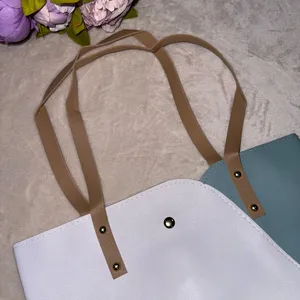 NEW Boutique White and Turquoise Shoulder Bag thumbnail 7