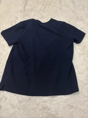 Figs navy scrub top xl thumbnail 2