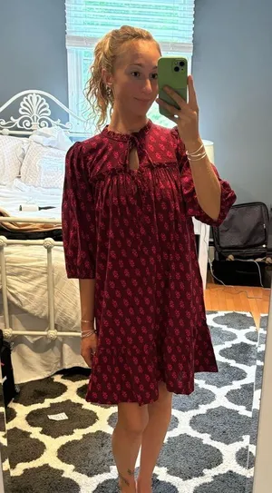 Universal Threads Target Boho Balloon Long Sleeve Dress thumbnail 2