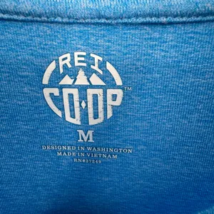 Rei Co Op shirt women's M pullover 1/4 zip performance active lightweight blue thumbnail 5