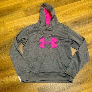 Under armour‎ ladies pullover sweat shirt hoodie size large thumbnail 1