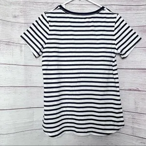 Old Navy Women's Short Sleeve Striped Graphic Tee Sz M thumbnail 7