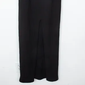 Lulus Womens Evening Maxi Dress XS Black Strapless Crisscross‎ Front Slit thumbnail 4
