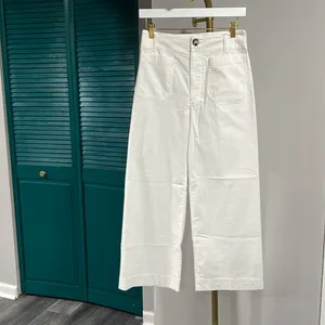 Anthropologie NWOT Maeve The Colette Cropped Wide-Leg Pants: Embroidered Edition thumbnail 8