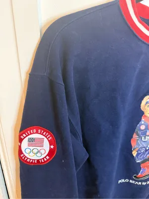Polo Ralph Lauren 2022 Olympics Team USA Polo Bear Sweatshirt thumbnail 6