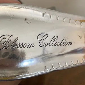 Blossom Collection‎ Heels Silver Size 7 thumbnail 2