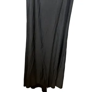 La Femme Maxi Dress Strapless Crisscross High Slit Full Length Black W US 0 NWT thumbnail 4