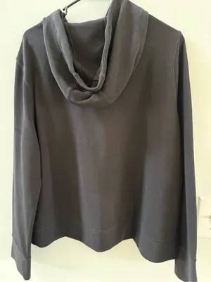 DKNY Black Women's Pullover Hooded Sweatshirt thumbnail 2