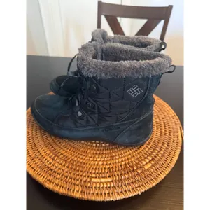 Columbia Minx Mid II‎ Omni-Heat Waterproof Winter Boots Black Suede 9.5 YL5251 thumbnail 6