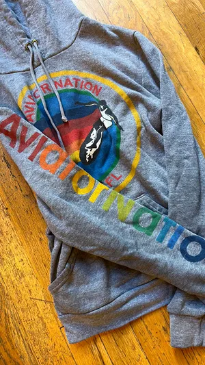 Aviator Nation Grey Hoodie thumbnail 2