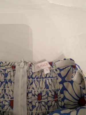 Blue flowered romper thumbnail 4
