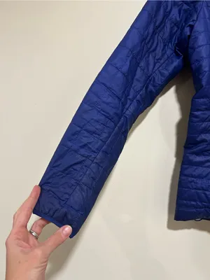 Patagonia Womens Hooded Nano Puff Jacket Royal Blue Size XS thumbnail 3