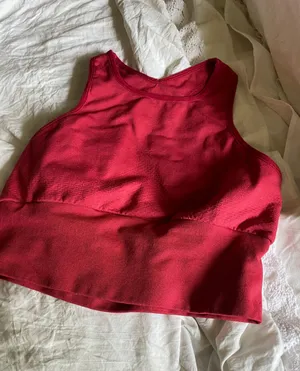 Free People red sports bra thumbnail 1