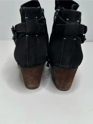 Sam Edelman Merton Black Suede Leather Ankle Booties Size 9 thumbnail 5