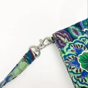 VERA BRADLEY Blue Rhapsody Removable Strap Clutch Tote Bag Casual Boho Artsy thumbnail 7