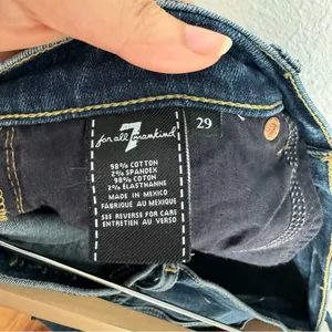 7 For All Mankind Womens Jeans Size 29 Blue Denim Bootcut Medium Dark Wash thumbnail 9