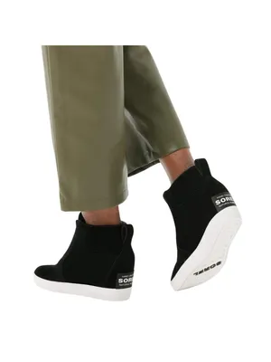 Sorel Out N About Pull-On Wedge Sneakers 2058651 Black / Sea Salt 6M thumbnail 10