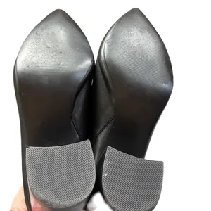 Steve Madden Barrie Addison Black Leather Mules Pointed Toe Size‎ 9 Chunky Heel thumbnail 7