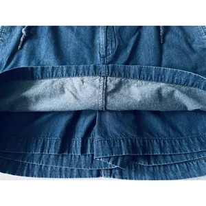 Dockers Dark Blue‎ Denim Jeans Skirt Skort Shorts Pockets Womens Size 8 thumbnail 4