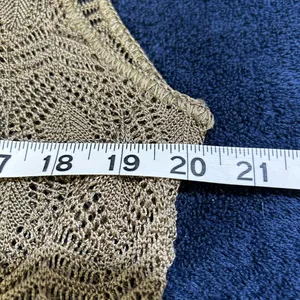 Bettie Page Nutmeg Knit Tank Top Green Size L thumbnail 4