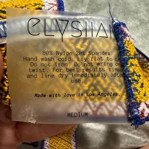 ELYSHAN Purple and Gold Bikini Size M thumbnail 4