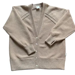 Offline by Aerie Tan Marl V-Neck Button Front Cardigan Sweater Thumbholes Medium thumbnail 2