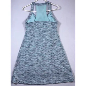 MPG Mondetta Performance Gear Womens Blue Space Dye Racerback Athletic Dress M thumbnail 5