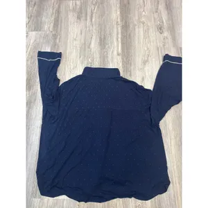 Cozy Earth Navy Blue Pink Polka Dot Bamboo Pajama Set Womens XXL Long Sleeve PJ thumbnail 9