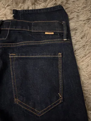MOTHER High-Rise Straight Jeans in Dark Indigo thumbnail 6