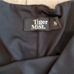 Tiger Mist Black Maxi Skirt With Front Cut thumbnail 6